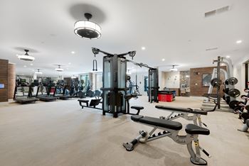 Leading edge fitness center with dedicated spin & yoga studio